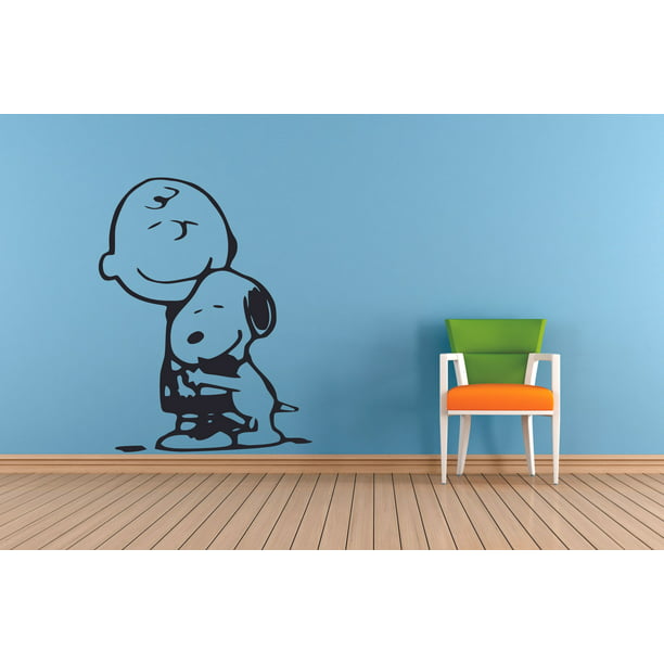 5" vinyl decal multiple colors Custom Snoopy and Charlie Brown 